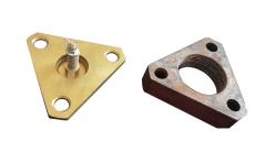 brass valve and iron flange