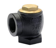 Angle check valve