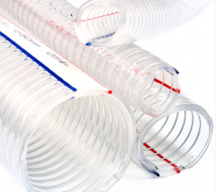 HDPE Transparent braided PVC hose